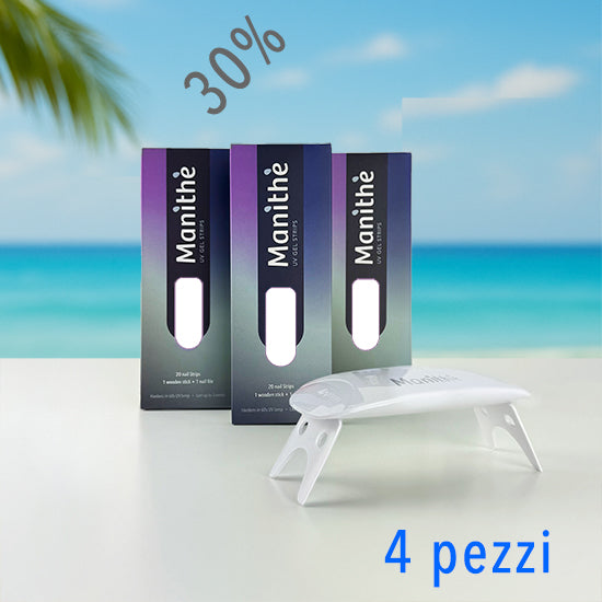 # Starter Set 3 COLORI + 1 LAMPADA UV